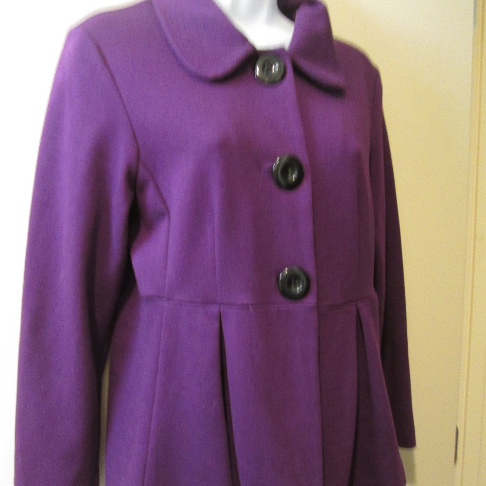 Notations Blazer/Jacket, Purple Size Medium, - image 1